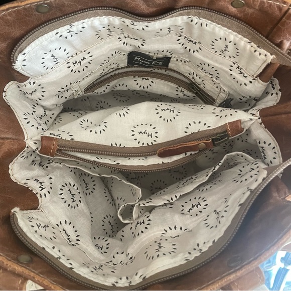 Myra Bag Basket Weave Leather Purse NWT - Picture 6 of 6